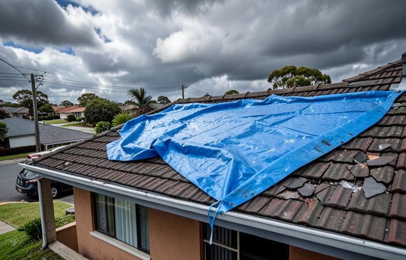 Storm & Hail Damage Roof Repair on a Toowoomba home